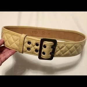 Authentic Moschino patent leather belt